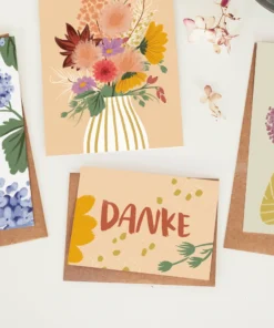 VIERUNDFÜNFZIG MINI Karte (A7) | DANKE