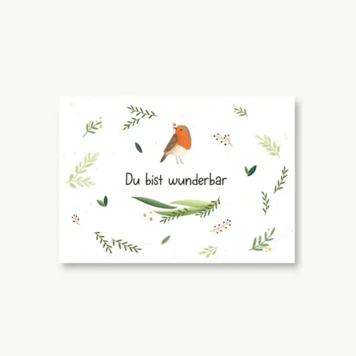 VIERUNDFÜNFZIG MINI Karte (A7) | Du bist wunderbar