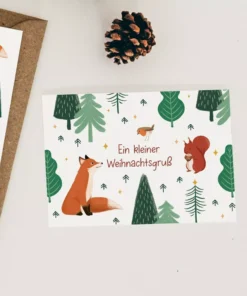 VIERUNDFÜNFZIG MINI Karte (A7) | Ein kleiner Weihnachtsgruss