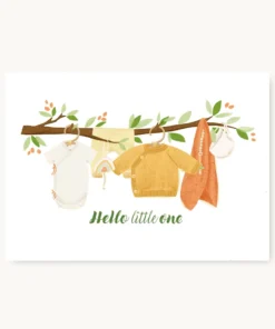VIERUNDFÜNFZIG Postkarte | Hello Little One