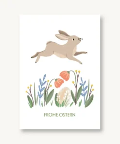 VIERUNDFÜNFZIG Postkarte | Ostern Osterwiese