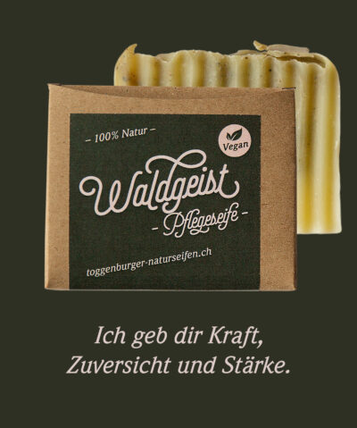 Feste Dusch- und Pflegeseife vegan | Waldgeist - 100% NATUR von Toggenburger Naturseifen