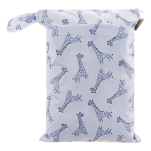 HAPPY BEAR WETBAG / Nasstasche | blaue giraffe